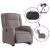Fotoliu electric rabatabil cu ridicare, gri taupe, textil GartenMobel Dekor