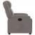 Fotoliu rabatabil, gri taupe, material textil GartenMobel Dekor