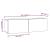 Dulapuri TV de perete 2 buc. negru 100x30x30 cm lemn compozit GartenMobel Dekor
