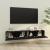 Dulapuri TV de perete 2 buc. negru 100x30x30 cm lemn compozit GartenMobel Dekor