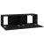 Dulapuri TV de perete 2 buc. negru 100x30x30 cm lemn compozit GartenMobel Dekor