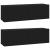 Dulapuri TV de perete 2 buc. negru 100x30x30 cm lemn compozit GartenMobel Dekor