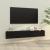 Dulapuri TV de perete 2 buc. negru 100x30x30 cm lemn compozit GartenMobel Dekor