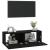 Dulapuri TV de perete 2 buc. negru 100x30x30 cm lemn compozit GartenMobel Dekor