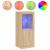 Servantă cu lumini LED, stejar sonoma, 41x37x100 cm GartenMobel Dekor