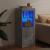 Servantă cu lumini LED, gri beton, 41x37x100 cm GartenMobel Dekor