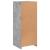 Servantă cu lumini LED, gri beton, 41x37x100 cm GartenMobel Dekor