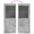 Servantă cu lumini LED, gri beton, 41x37x100 cm GartenMobel Dekor