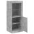 Servantă cu lumini LED, gri beton, 41x37x100 cm GartenMobel Dekor