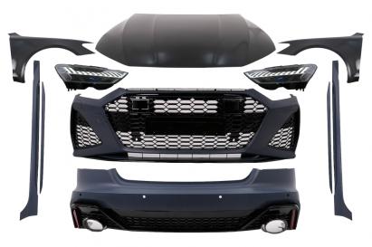 Pachet Exterior Complet Audi A7 4G Facelift (2015-2017) Wide RS Design Conversie la 2020+ Performance AutoTuning