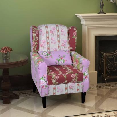 Fotoliu cu design petice, material textil  GartenMobel Dekor