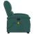 Fotoliu electric masaj rabatabil / ridicare verde închis textil GartenMobel Dekor