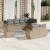 Set canapele de grădină, 8 piese, cu perne, bej, poliratan GartenMobel Dekor