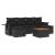 Set canapele de grădină cu perne, 7 piese, negru, poliratan GartenMobel Dekor