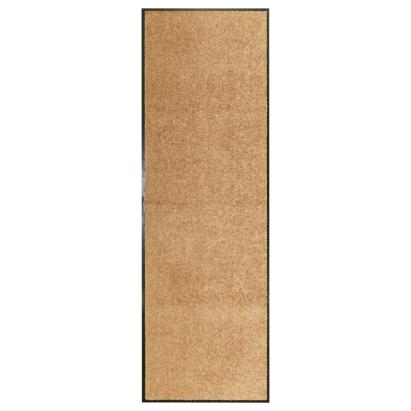 Covoraș de ușă lavabil, crem, 60 x 180 cm GartenMobel Dekor