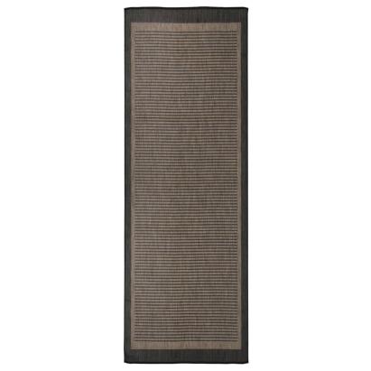 Covor de exterior, maro închis, 80x250 cm, țesătură plată GartenMobel Dekor