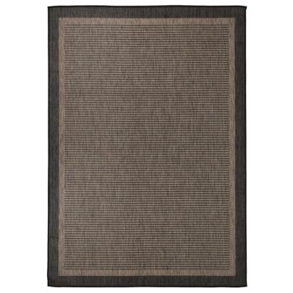 Covor de exterior, maro închis, 140x200 cm, țesătură plată GartenMobel Dekor