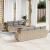 Set canapele de grădină, 8 piese, cu perne, bej, poliratan GartenMobel Dekor