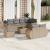 Set canapele de grădină, 9 piese, cu perne, bej, poliratan GartenMobel Dekor