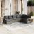 Set canapele de grădină cu perne, 8 piese, gri, poliratan GartenMobel Dekor