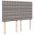 Pat box spring cu saltea, gri taupe, 160x200 cm material textil GartenMobel Dekor