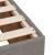 Pat box spring cu saltea, gri taupe, 160x200 cm material textil GartenMobel Dekor