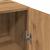 Dulap pe perete stejar artizanal, 34,5x34x90 cm, lemn prelucrat GartenMobel Dekor