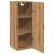 Dulap pe perete stejar artizanal, 34,5x34x90 cm, lemn prelucrat GartenMobel Dekor