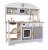 Bucatarie din lemn pentru copii, chiuveta metalica, vase si ustensile de gatit incluse, 68x26x80 cm MultiMark GlobalProd
