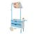 Toneta pe roti pentru inghetata, 2 sertare, accesorii incluse, roti mobile, 68x31.5x118 cm, mdf MultiMark GlobalProd