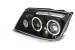 Faruri Angel Eyes VW Bora (09.1998-07.2005) Negru Performance AutoTuning