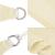 Parasolar, crem, 2,5x2,5x3,5 m, HDPE, 160 g/m² GartenMobel Dekor