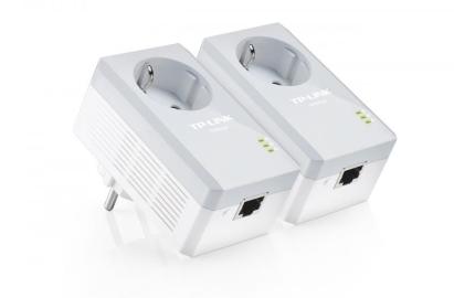 Kit adaptor powerline T 600 Mbps 300 m priza AC TP-Link TL-PA4010PKI SafetyGuard Surveillance