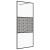 Paravan de duș walk-in negru 115x195 cm sticlă ESG transparentă GartenMobel Dekor
