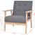 Set canapea 2 piese, textil, gri închis GartenMobel Dekor