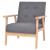 Set canapea din 3 piese, material textil, gri închis GartenMobel Dekor