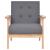 Set canapea din 3 piese, material textil, gri închis GartenMobel Dekor