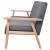 Set de canapele, 3 piese, gri închis, material textil GartenMobel Dekor