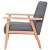 Set de canapele, 3 piese, gri închis, material textil GartenMobel Dekor