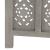 Paravan cameră sculptat manual 3 panouri gri 120x165 cm mango GartenMobel Dekor