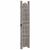 Paravan cameră sculptat manual 3 panouri gri 120x165 cm mango GartenMobel Dekor