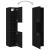 Set mobilier de baie, negru, lemn prelucrat GartenMobel Dekor