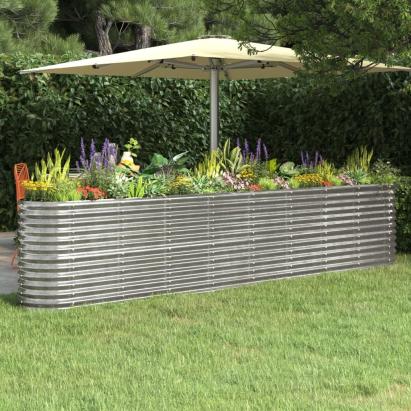 Strat înălțat grădină 332x40x68 cm oțel vopsit electrostatic GartenMobel Dekor