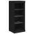 Servantă cu lumini LED, negru, 162x37x100 cm GartenMobel Dekor