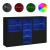Servantă cu lumini LED, negru, 162x37x100 cm GartenMobel Dekor