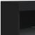 Servantă cu lumini LED, negru, 162x37x100 cm GartenMobel Dekor