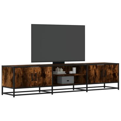 Comodă TV, stejar fumuriu, 180x35x41 cm, lemn prelucrat GartenMobel Dekor