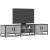 Dulap TV, gri sonoma, 180x35x41 cm, lemn prelucrat GartenMobel Dekor