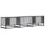 Dulap TV, gri sonoma, 180x35x41 cm, lemn prelucrat GartenMobel Dekor