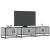 Dulap TV, gri sonoma, 210x35x41 cm, lemn prelucrat GartenMobel Dekor